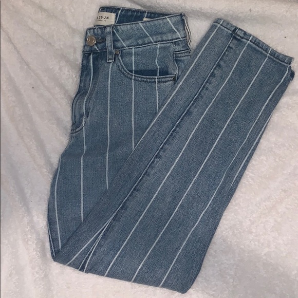 PacSun Pants - Striped mom jeans PacSun Pants - Striped mom jeans